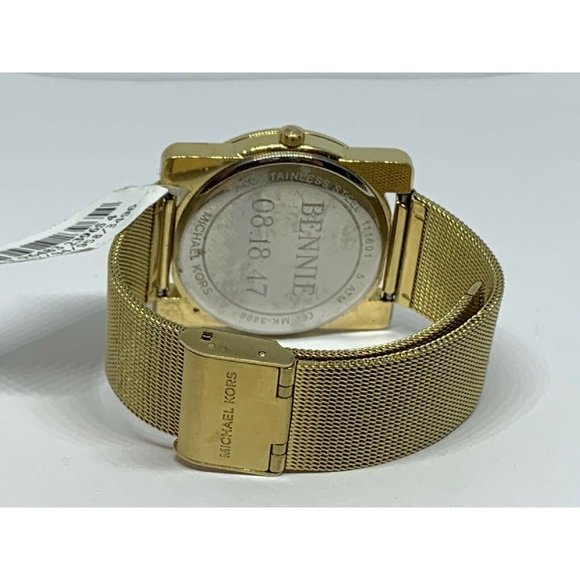 Michael Kors MK3496 Women Gold Stainless Steel Ana main image 5